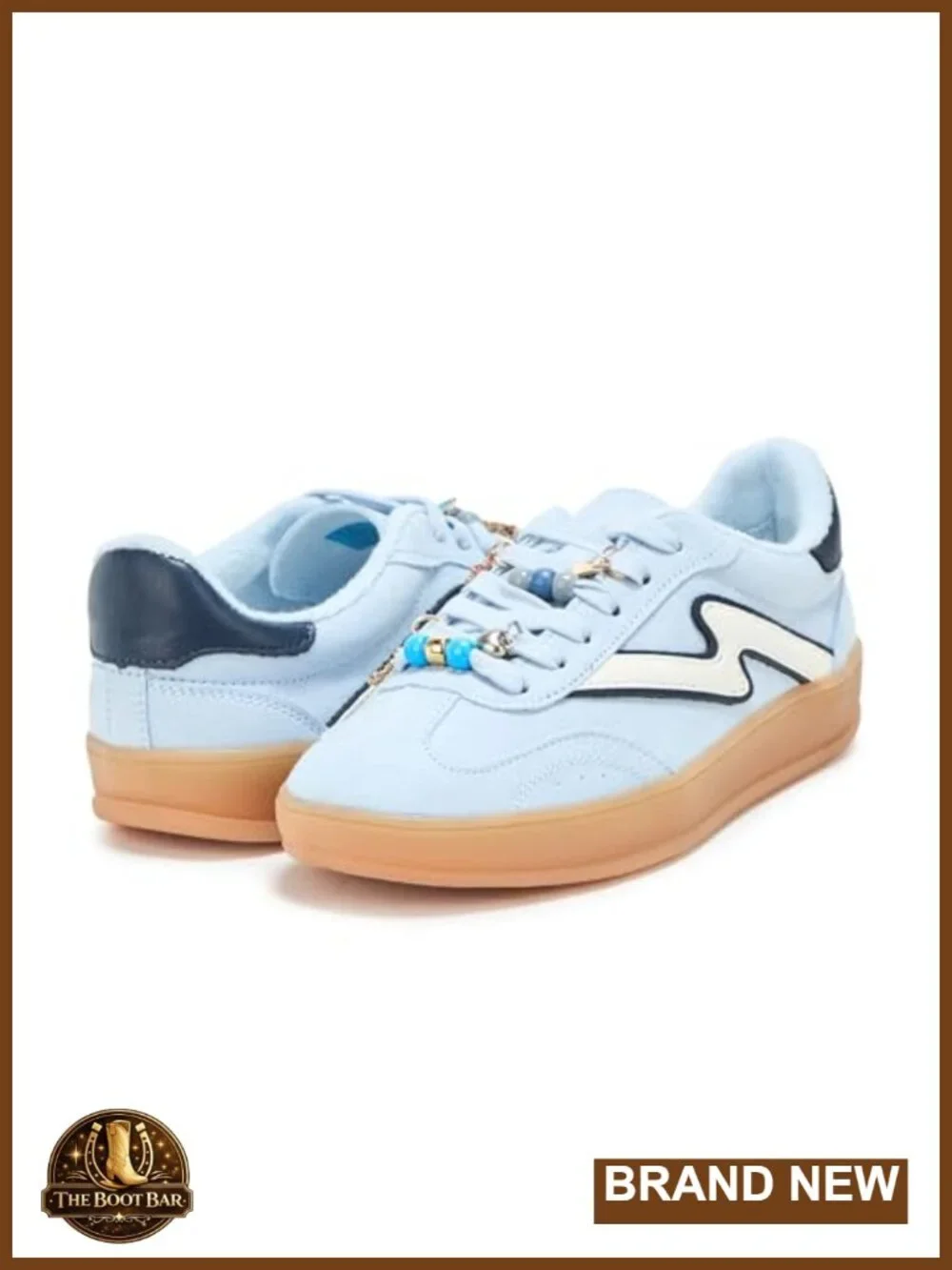 Platform Fashion Sneaker with Cushioned Footbed